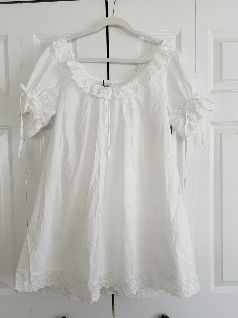 White Cotton Sundress
